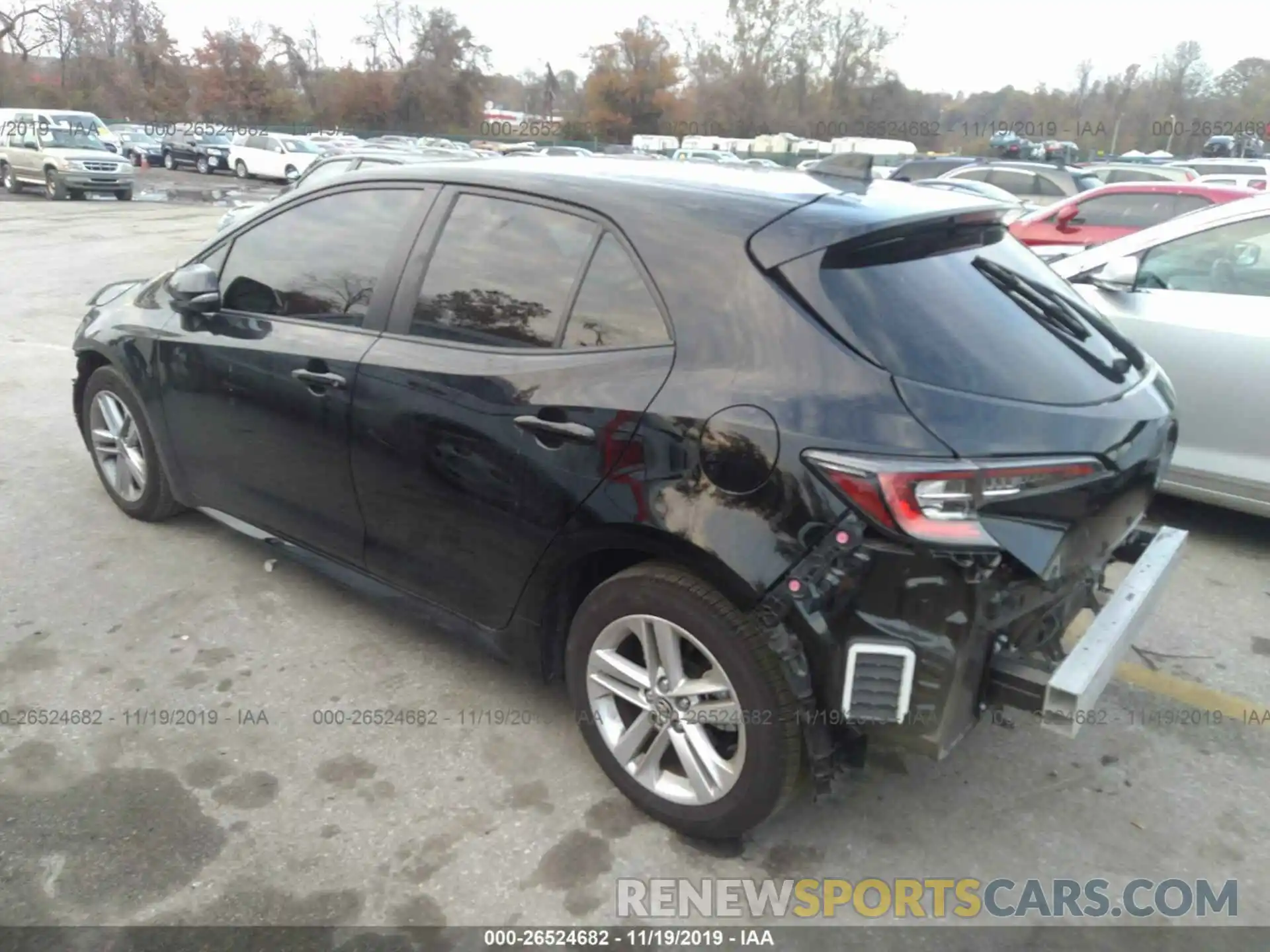 3 Photograph of a damaged car JTNK4RBEXK3047379 TOYOTA COROLLA 2019