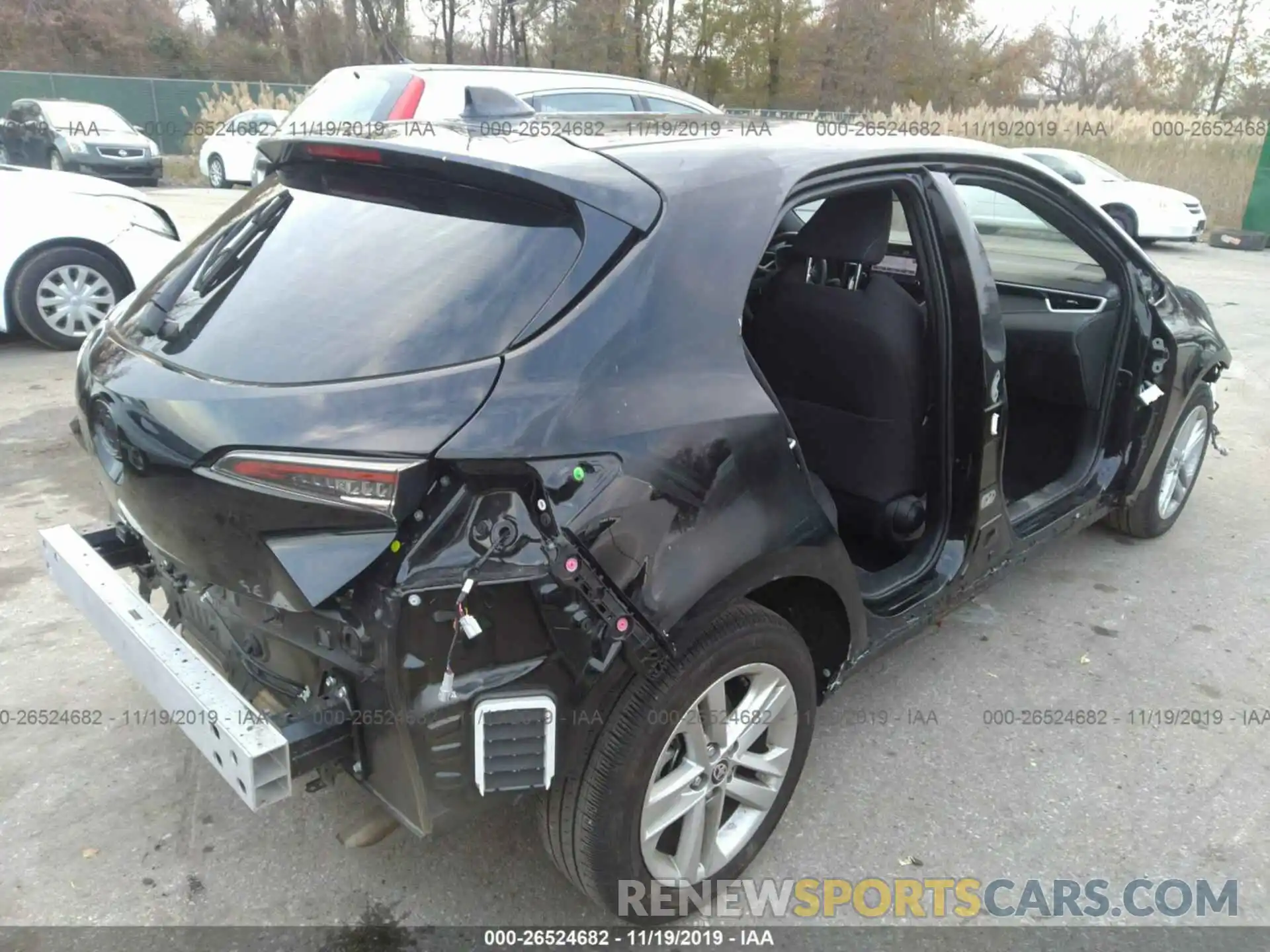 4 Photograph of a damaged car JTNK4RBEXK3047379 TOYOTA COROLLA 2019