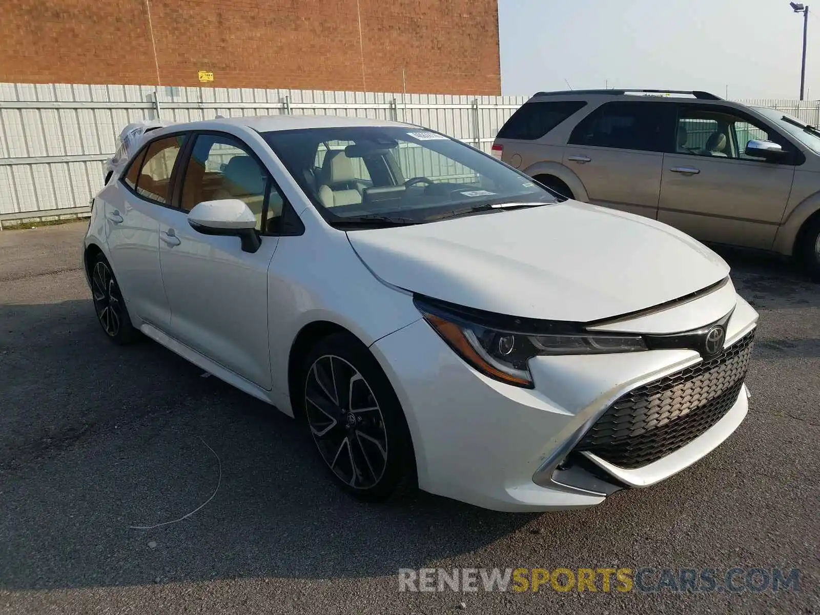 1 Photograph of a damaged car JTNK4RBEXK3048130 TOYOTA COROLLA 2019