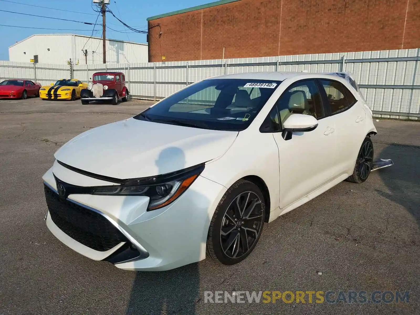 2 Photograph of a damaged car JTNK4RBEXK3048130 TOYOTA COROLLA 2019