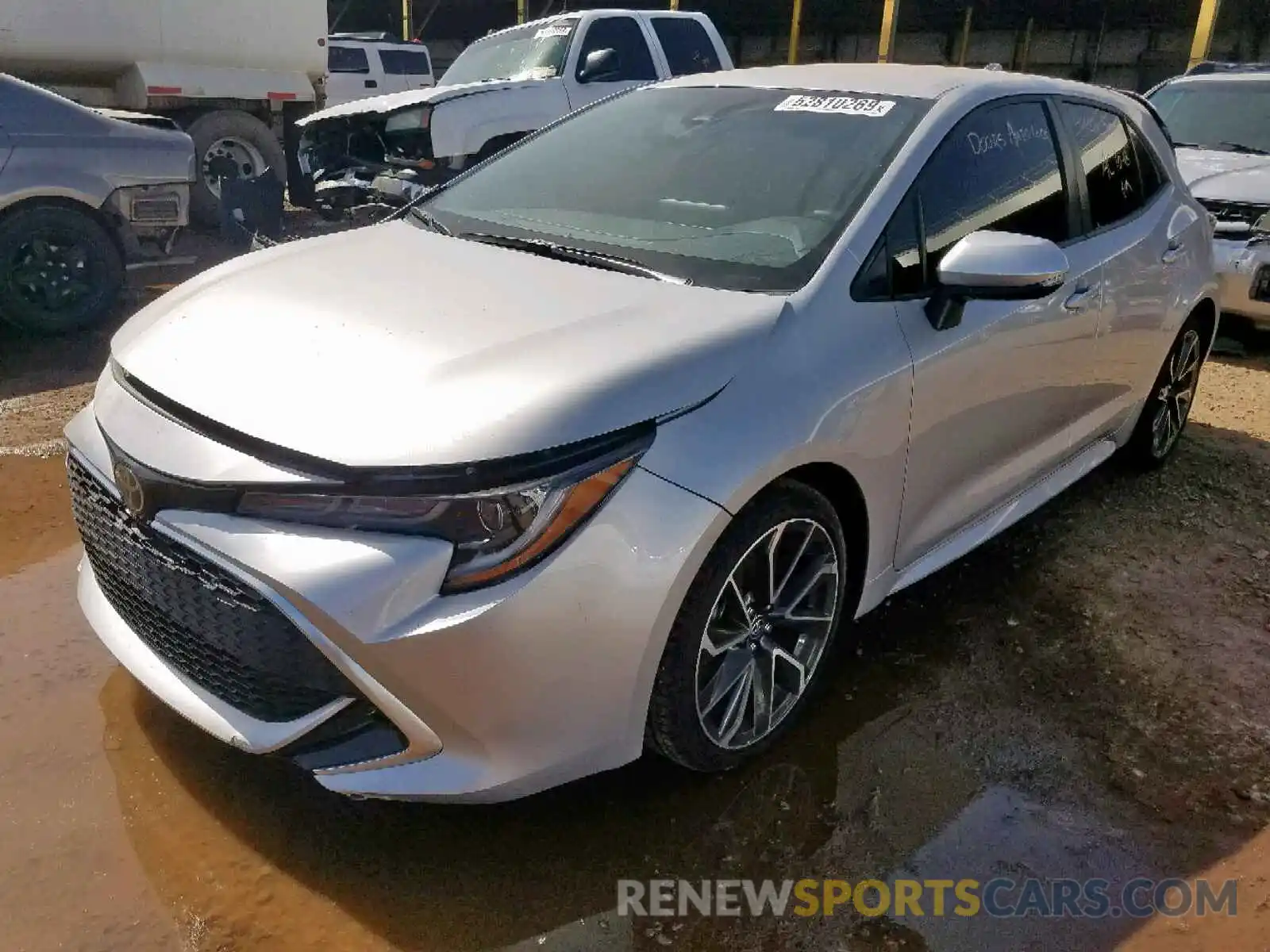 2 Photograph of a damaged car JTNK4RBEXK3050573 TOYOTA COROLLA 2019