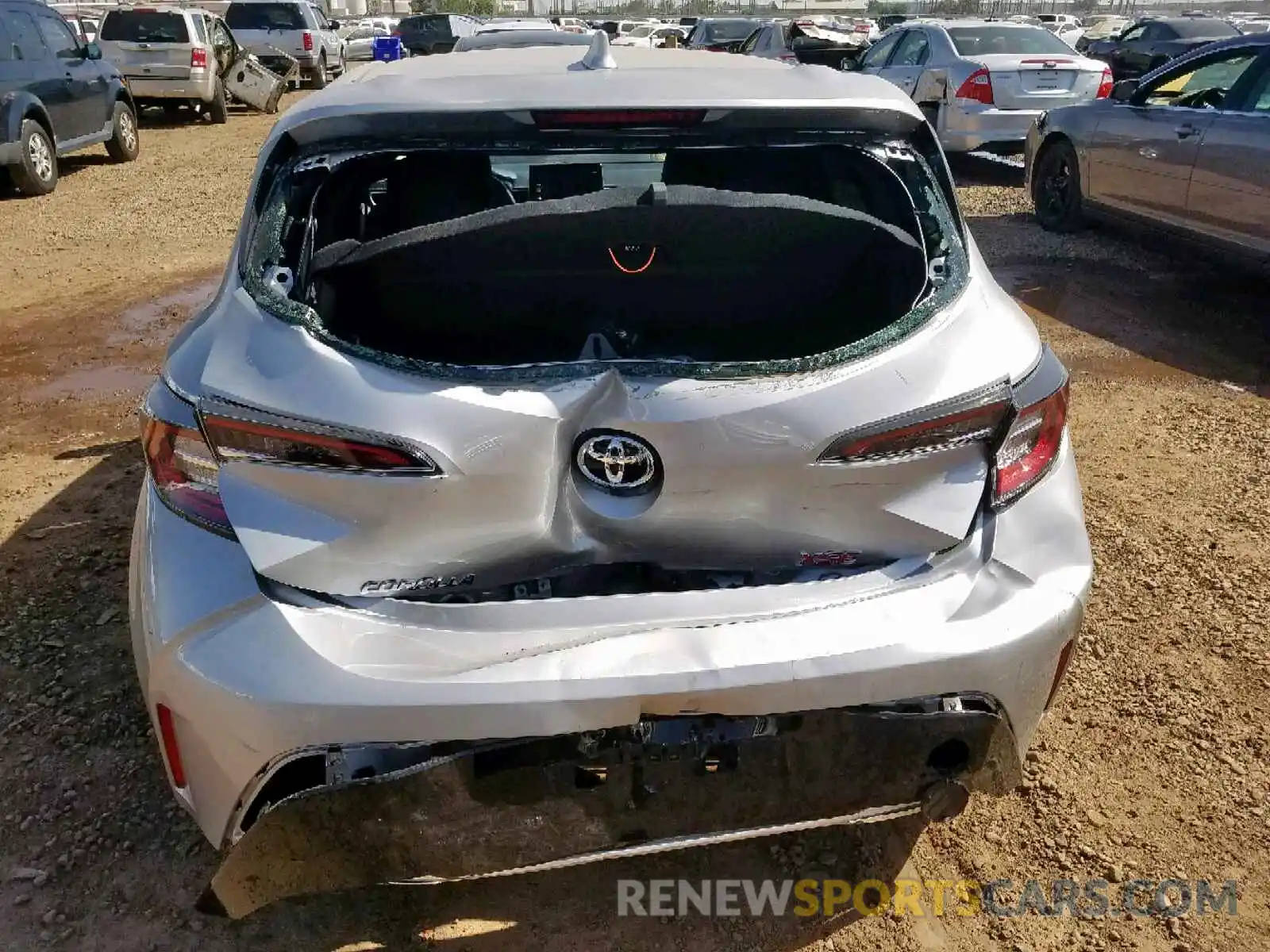 9 Photograph of a damaged car JTNK4RBEXK3050573 TOYOTA COROLLA 2019