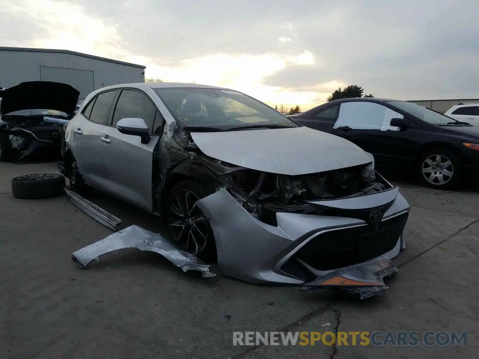 1 Фотография поврежденного автомобиля JTNK4RBEXK3051268 TOYOTA COROLLA 2019