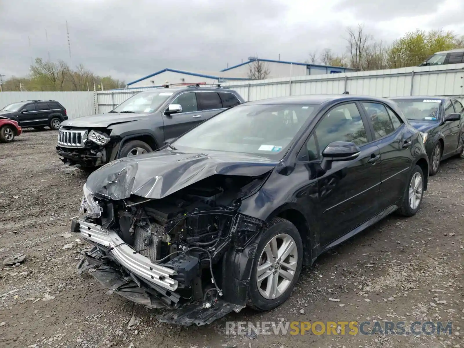 2 Photograph of a damaged car JTNK4RBEXK3051416 TOYOTA COROLLA 2019