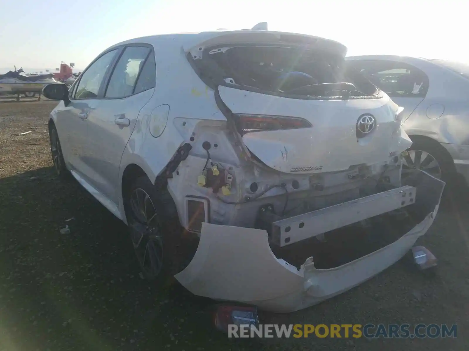 3 Photograph of a damaged car JTNK4RBEXK3051870 TOYOTA COROLLA 2019