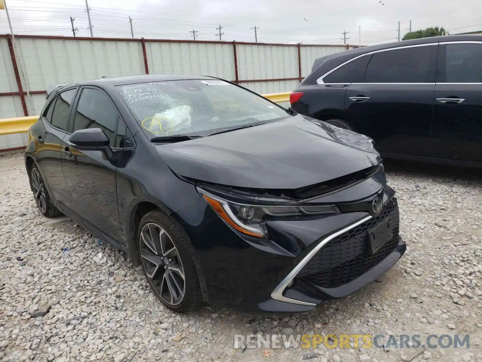 1 Photograph of a damaged car JTNK4RBEXK3052419 TOYOTA COROLLA 2019