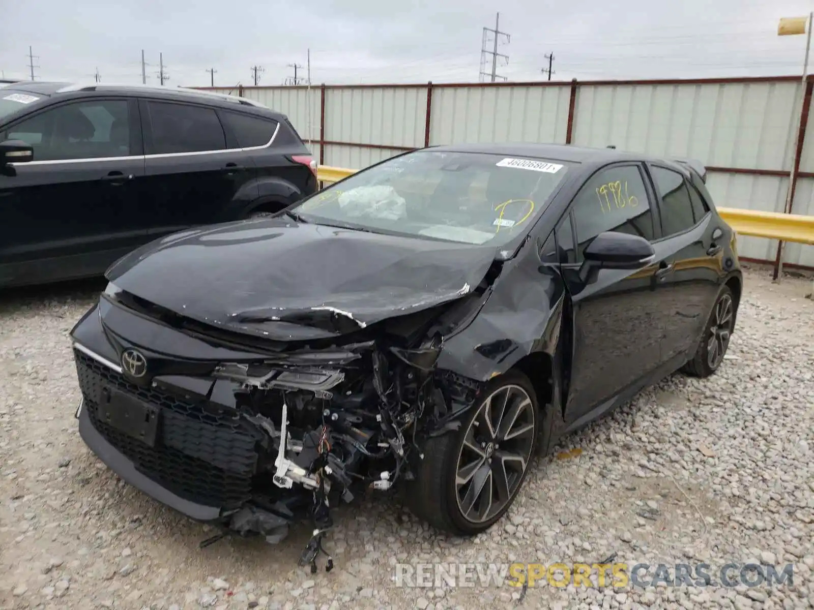 2 Photograph of a damaged car JTNK4RBEXK3052419 TOYOTA COROLLA 2019