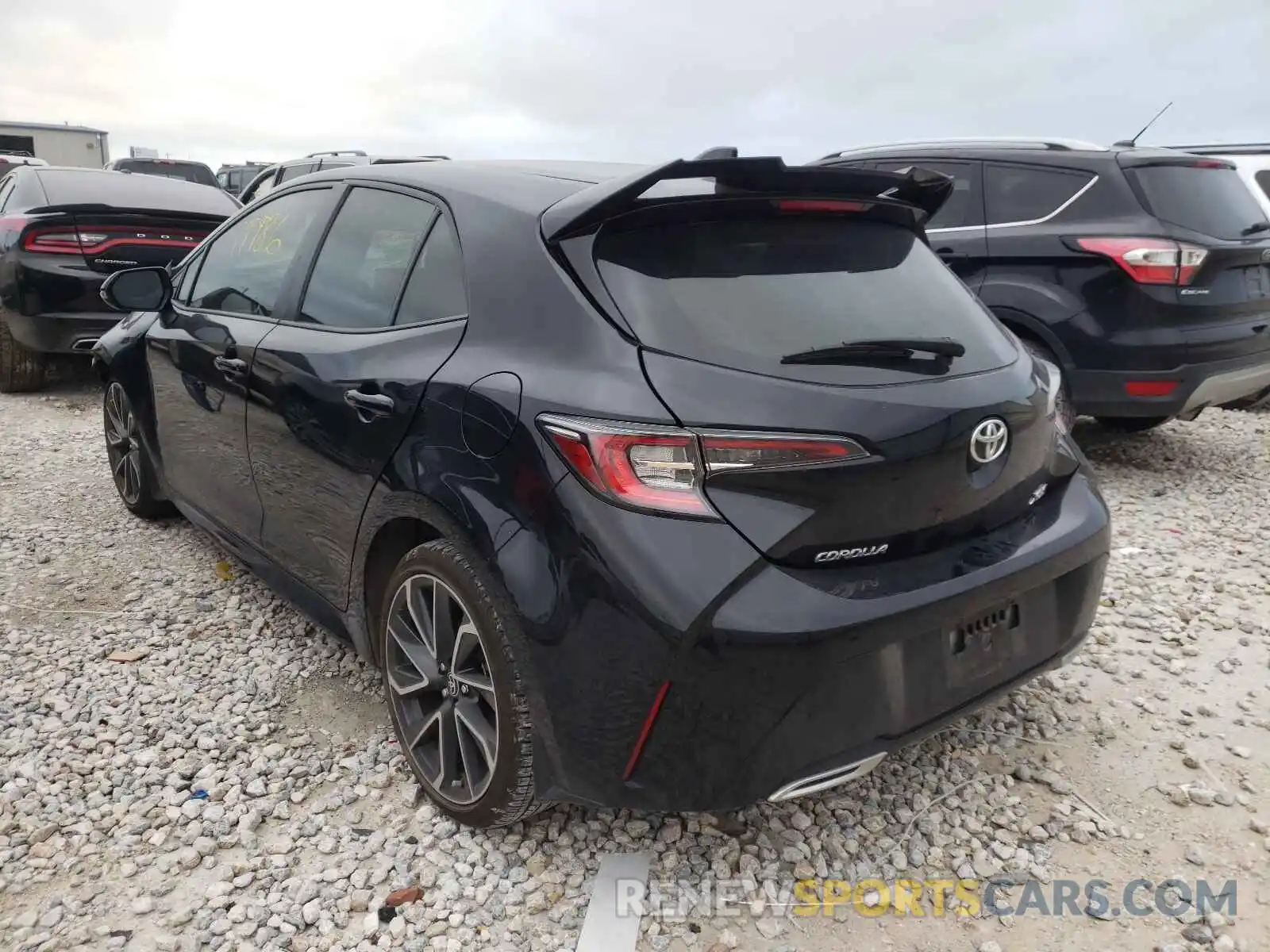 3 Photograph of a damaged car JTNK4RBEXK3052419 TOYOTA COROLLA 2019