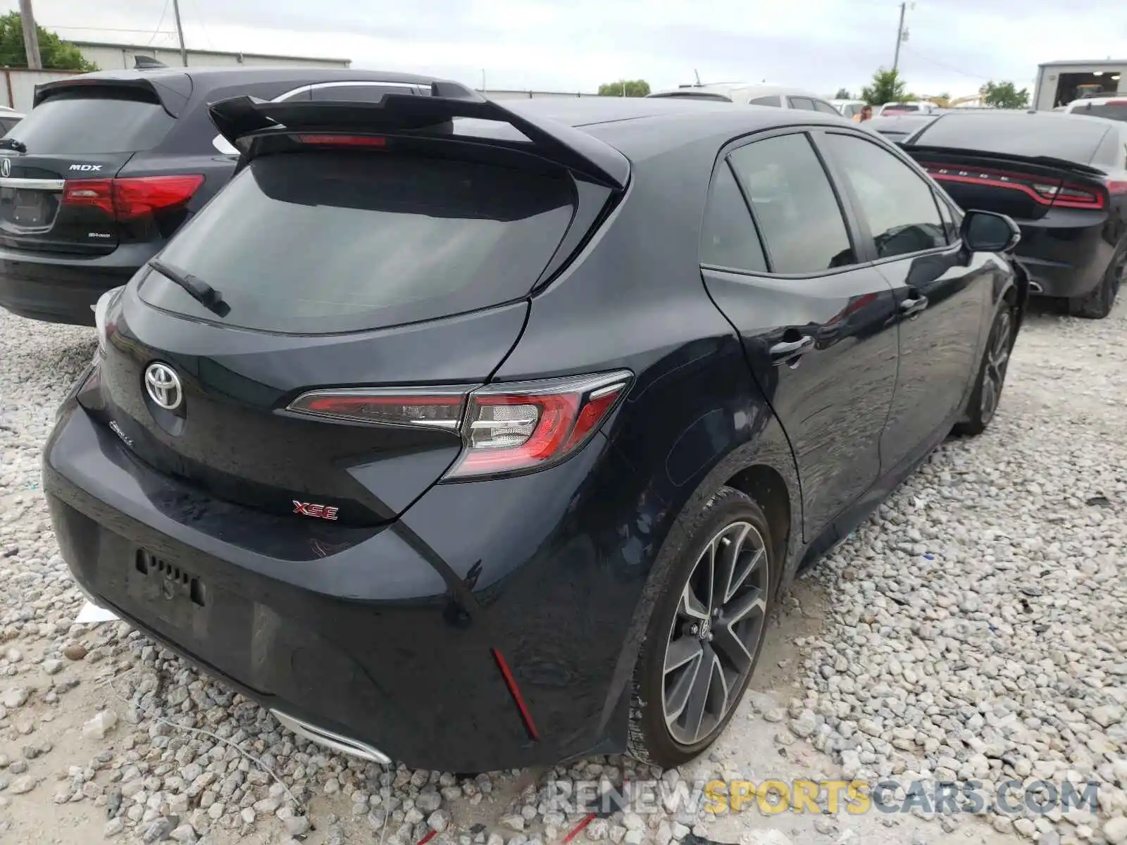 4 Photograph of a damaged car JTNK4RBEXK3052419 TOYOTA COROLLA 2019