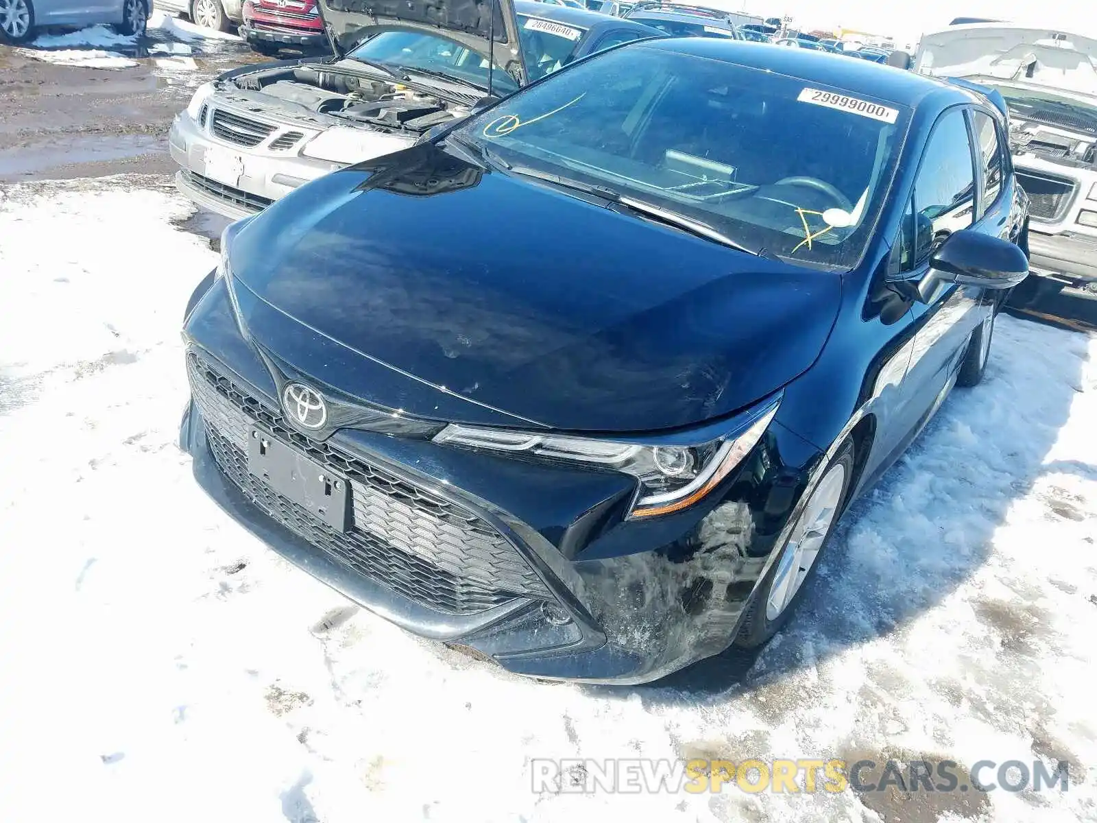 2 Photograph of a damaged car JTNK4RBEXK3054445 TOYOTA COROLLA 2019