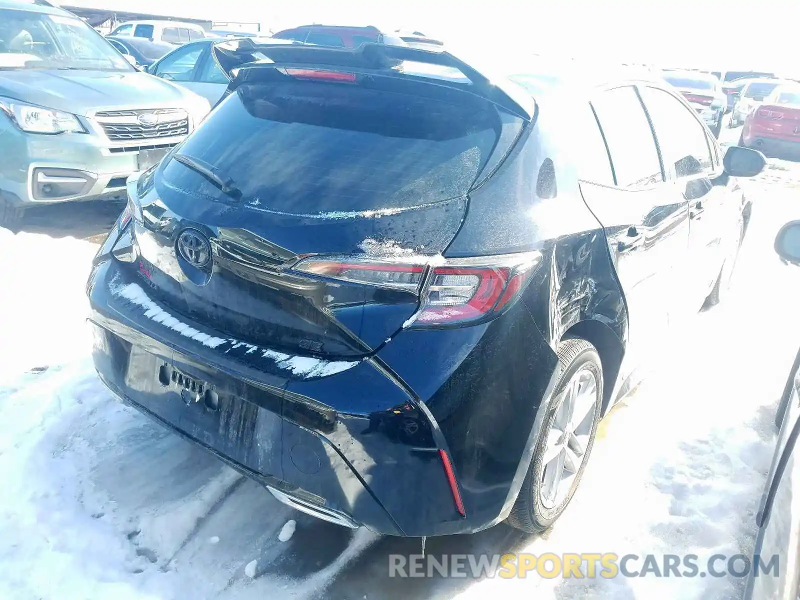 4 Photograph of a damaged car JTNK4RBEXK3054445 TOYOTA COROLLA 2019