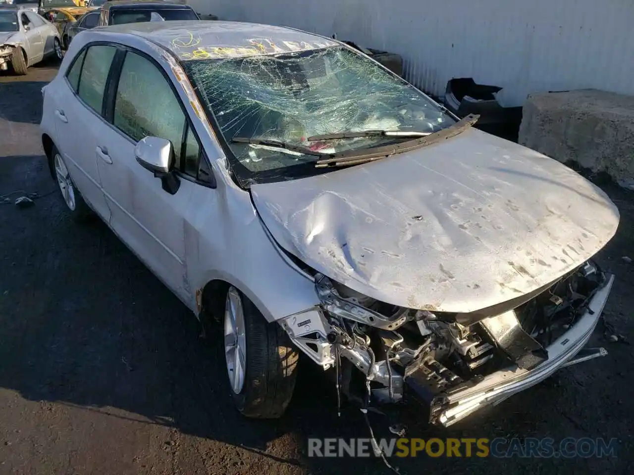 1 Photograph of a damaged car JTNK4RBEXK3058348 TOYOTA COROLLA 2019