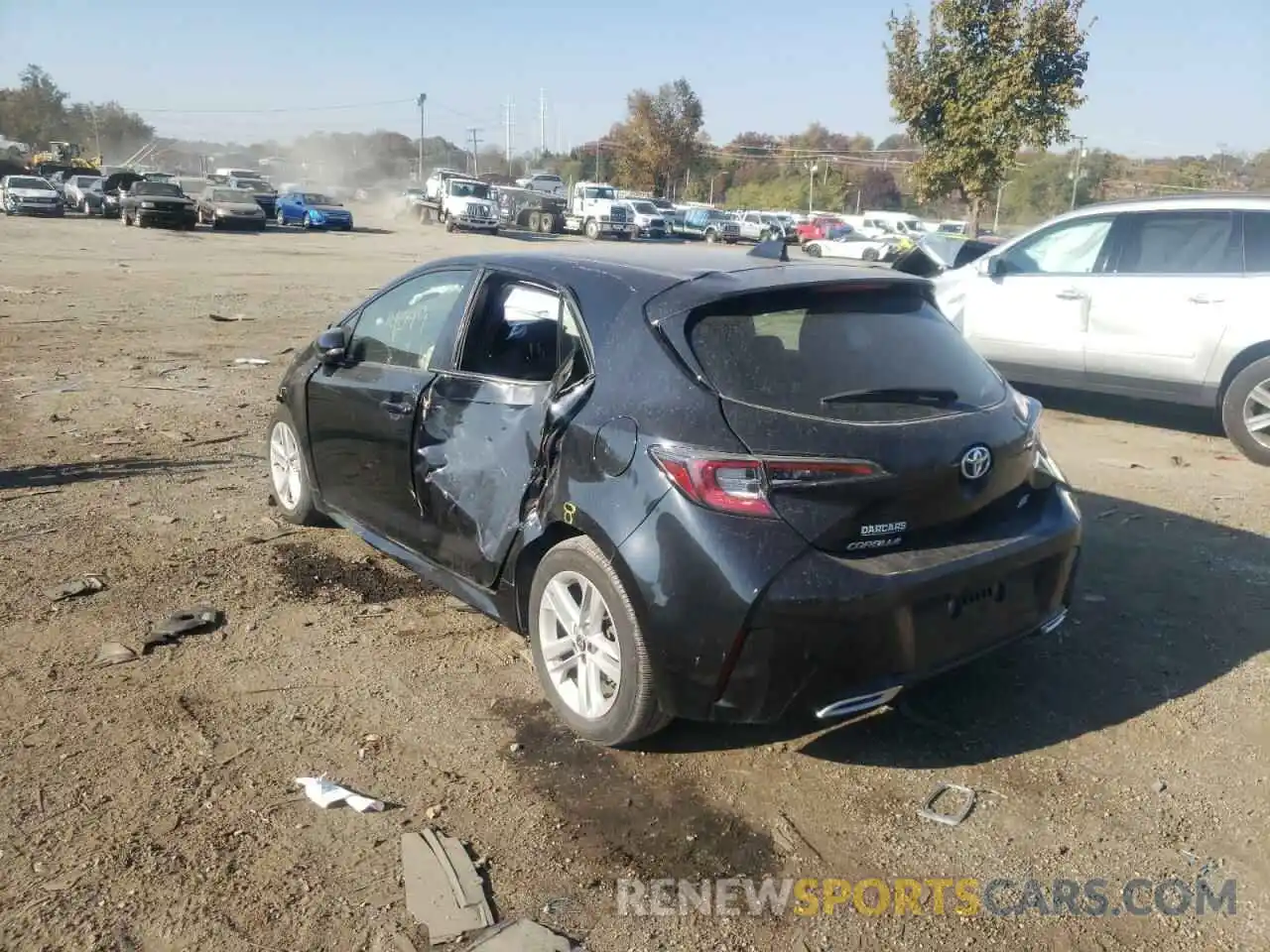 3 Photograph of a damaged car JTNK4RBEXK3059919 TOYOTA COROLLA 2019