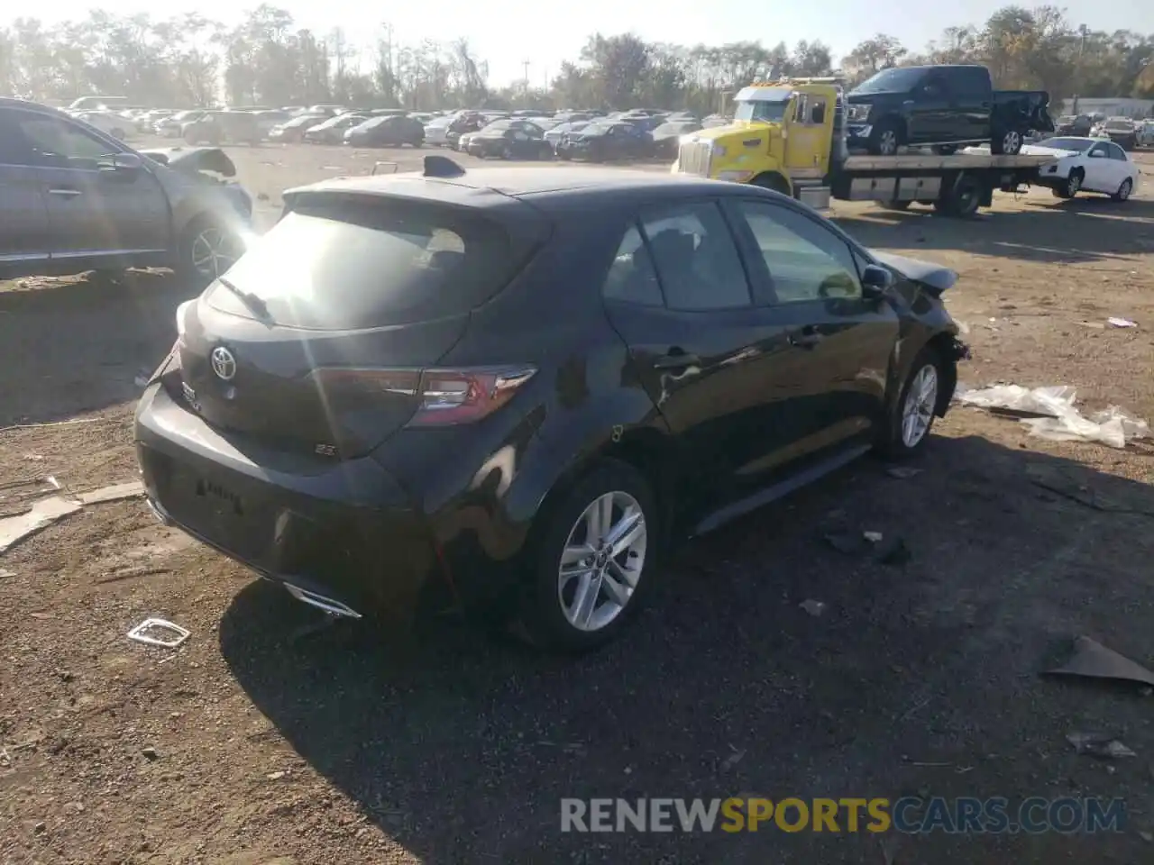 4 Photograph of a damaged car JTNK4RBEXK3059919 TOYOTA COROLLA 2019