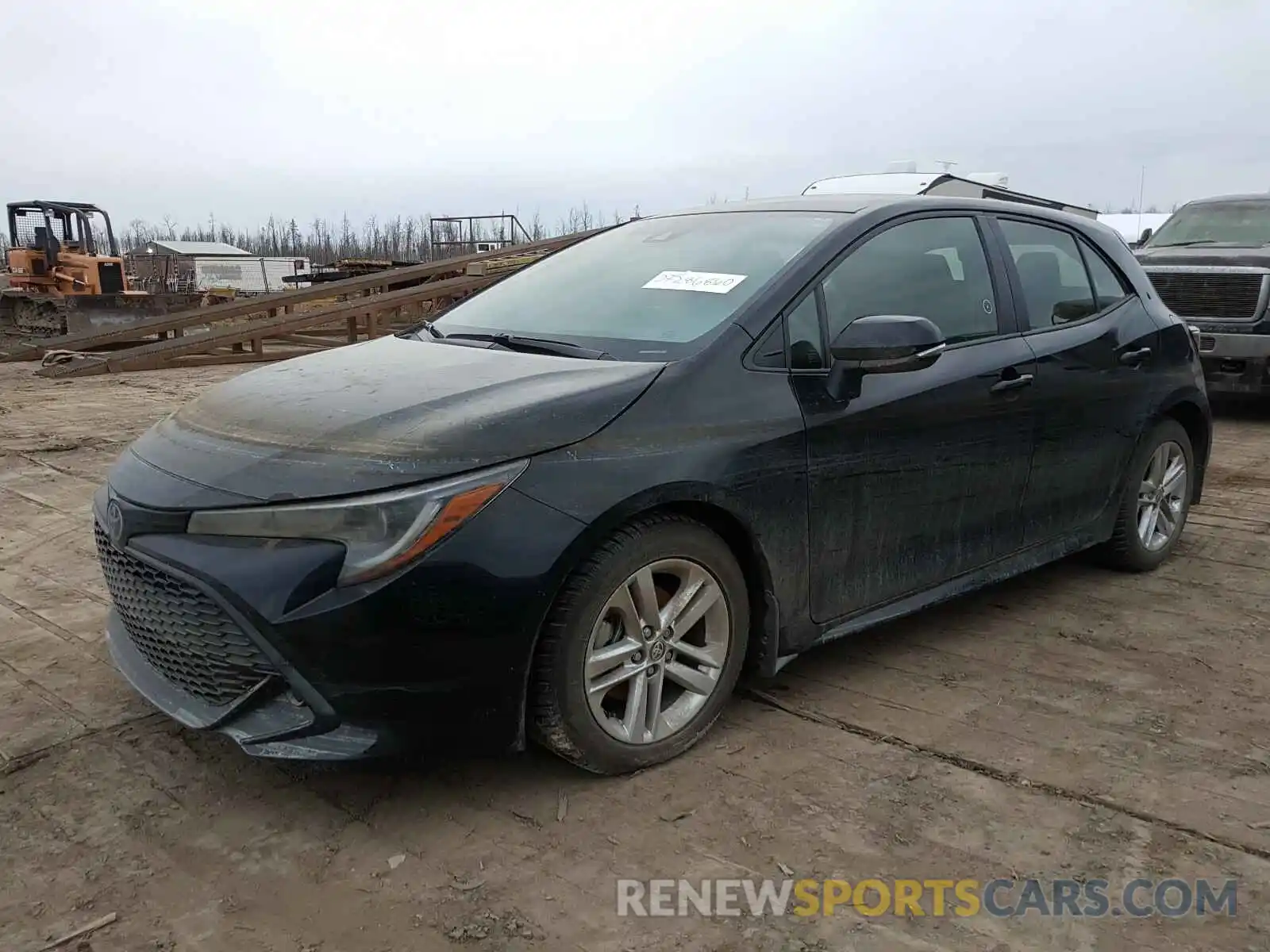 2 Photograph of a damaged car JTNK4RBEXK3060262 TOYOTA COROLLA 2019