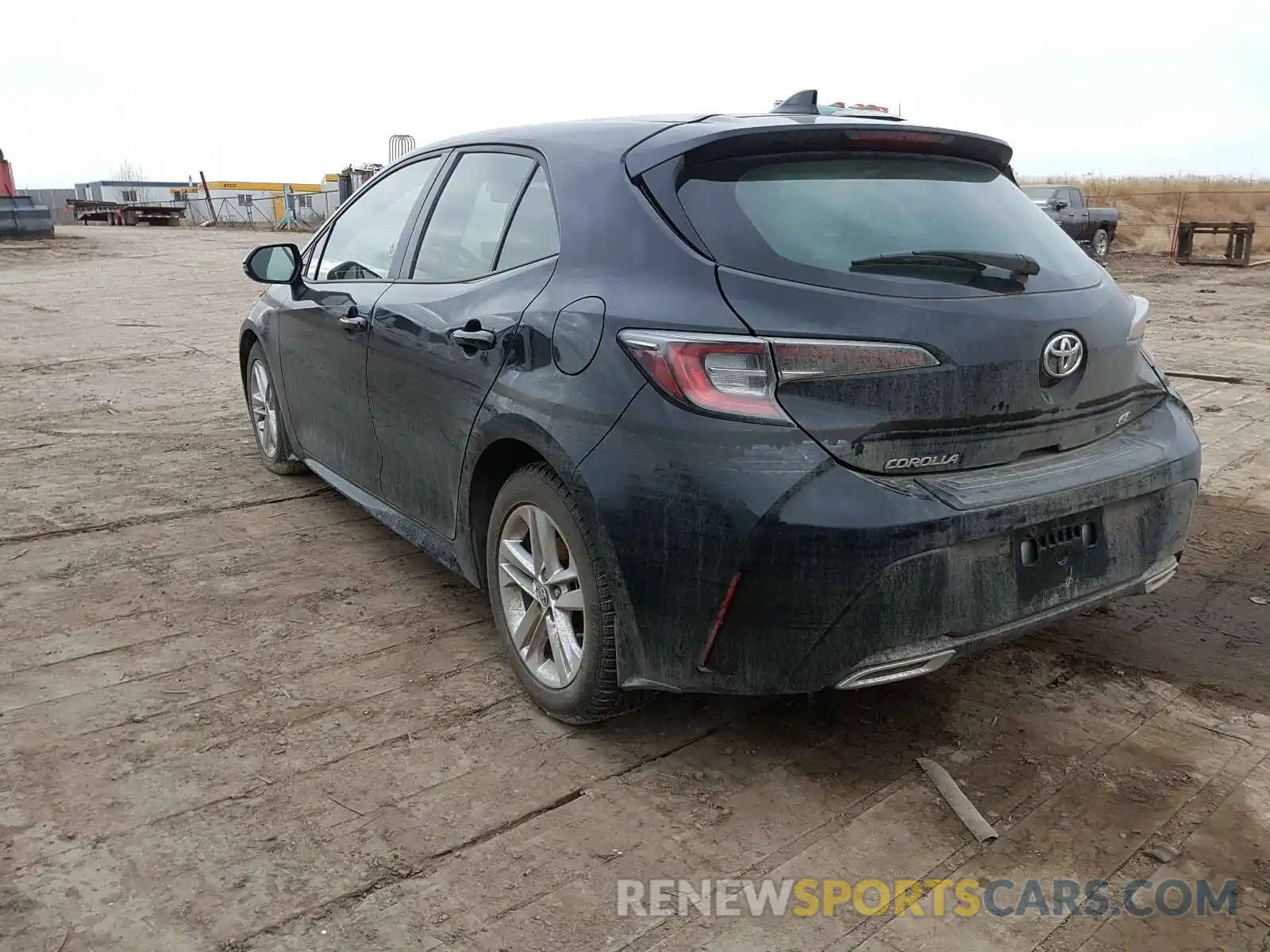 3 Photograph of a damaged car JTNK4RBEXK3060262 TOYOTA COROLLA 2019