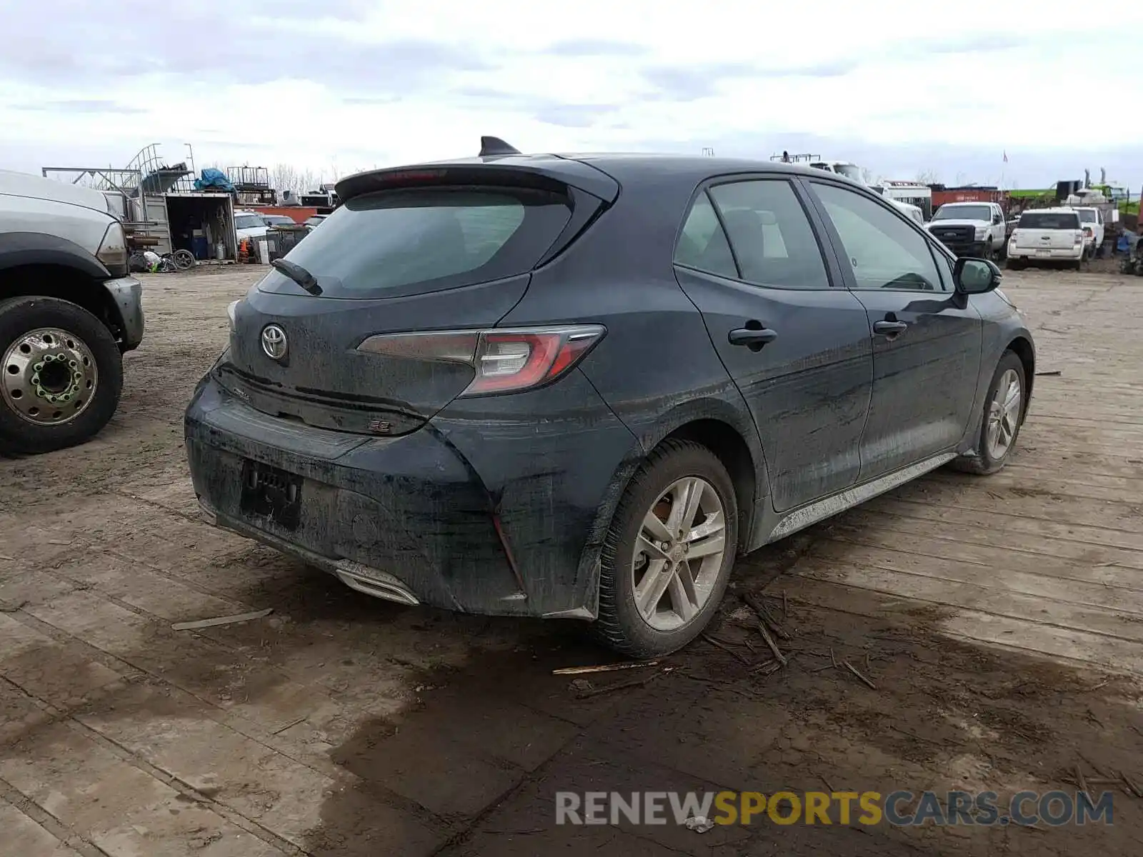 4 Photograph of a damaged car JTNK4RBEXK3060262 TOYOTA COROLLA 2019