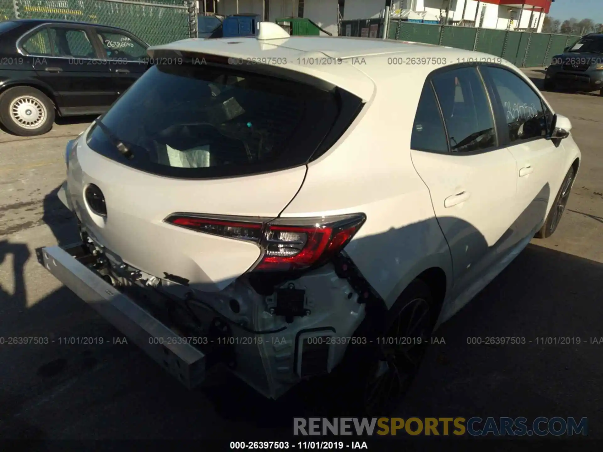 4 Photograph of a damaged car JTNK4RBEXK3062156 TOYOTA COROLLA 2019