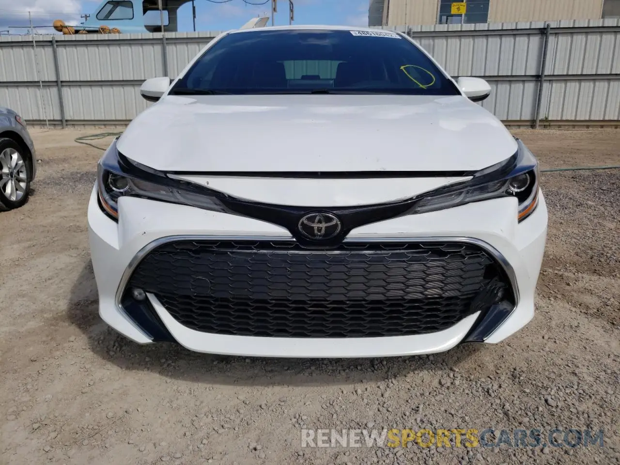 9 Photograph of a damaged car JTNK4RBEXK3062187 TOYOTA COROLLA 2019