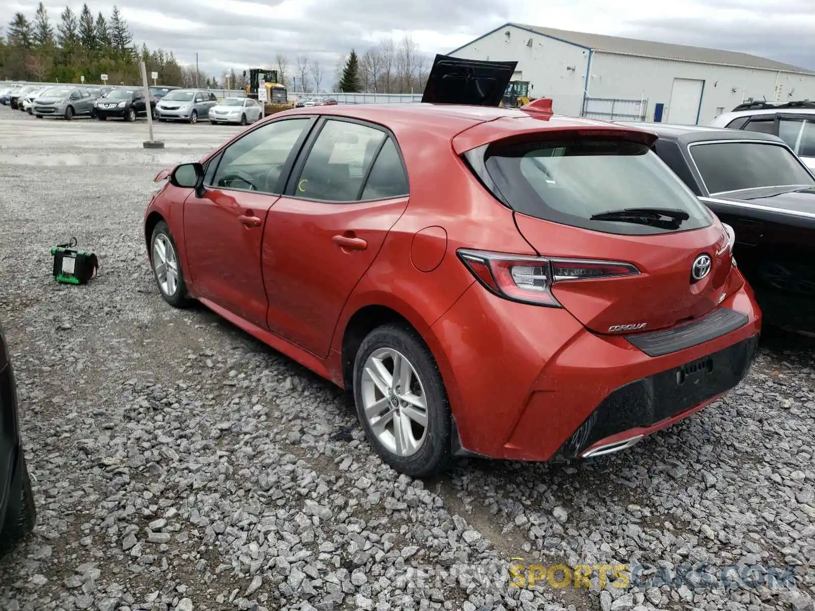 3 Photograph of a damaged car JTNK4RBEXK3062240 TOYOTA COROLLA 2019