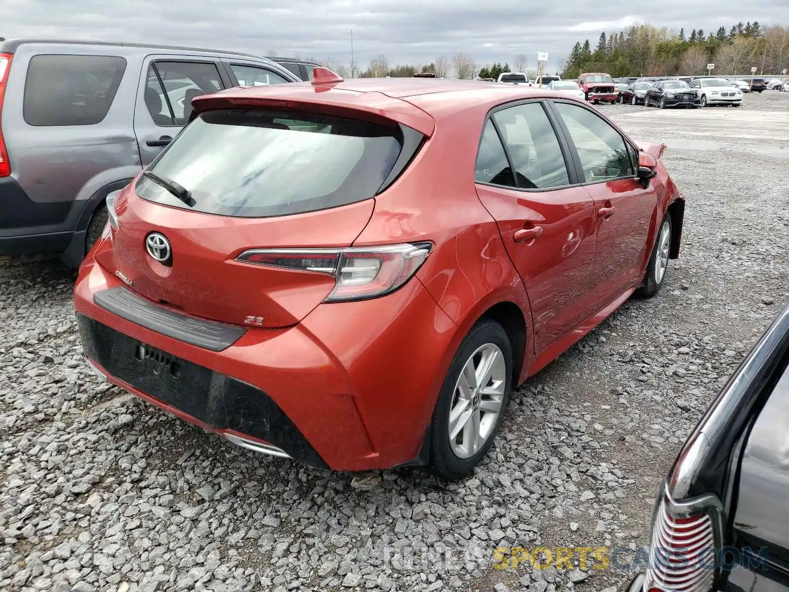 4 Photograph of a damaged car JTNK4RBEXK3062240 TOYOTA COROLLA 2019