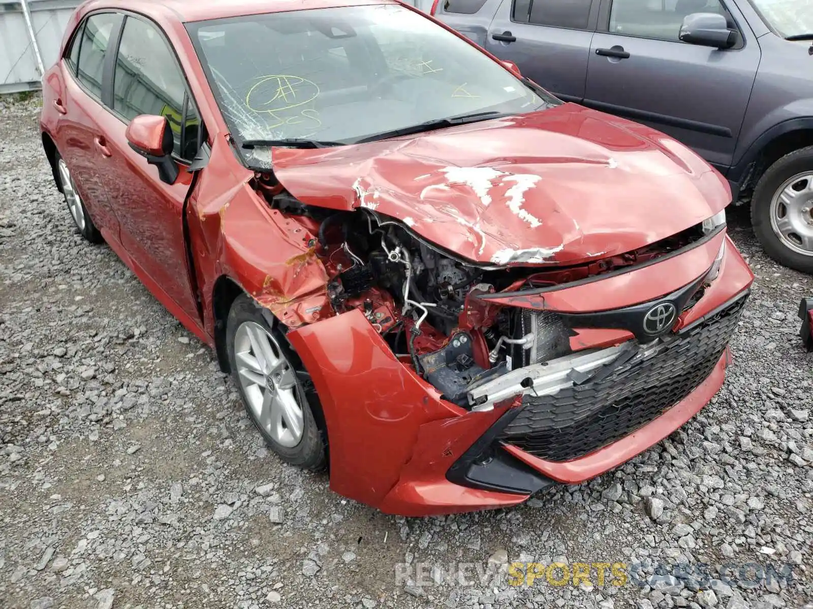 9 Photograph of a damaged car JTNK4RBEXK3062240 TOYOTA COROLLA 2019