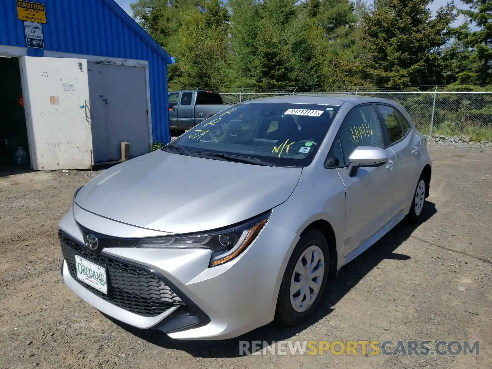 2 Photograph of a damaged car JTNK4RBEXK3062366 TOYOTA COROLLA 2019