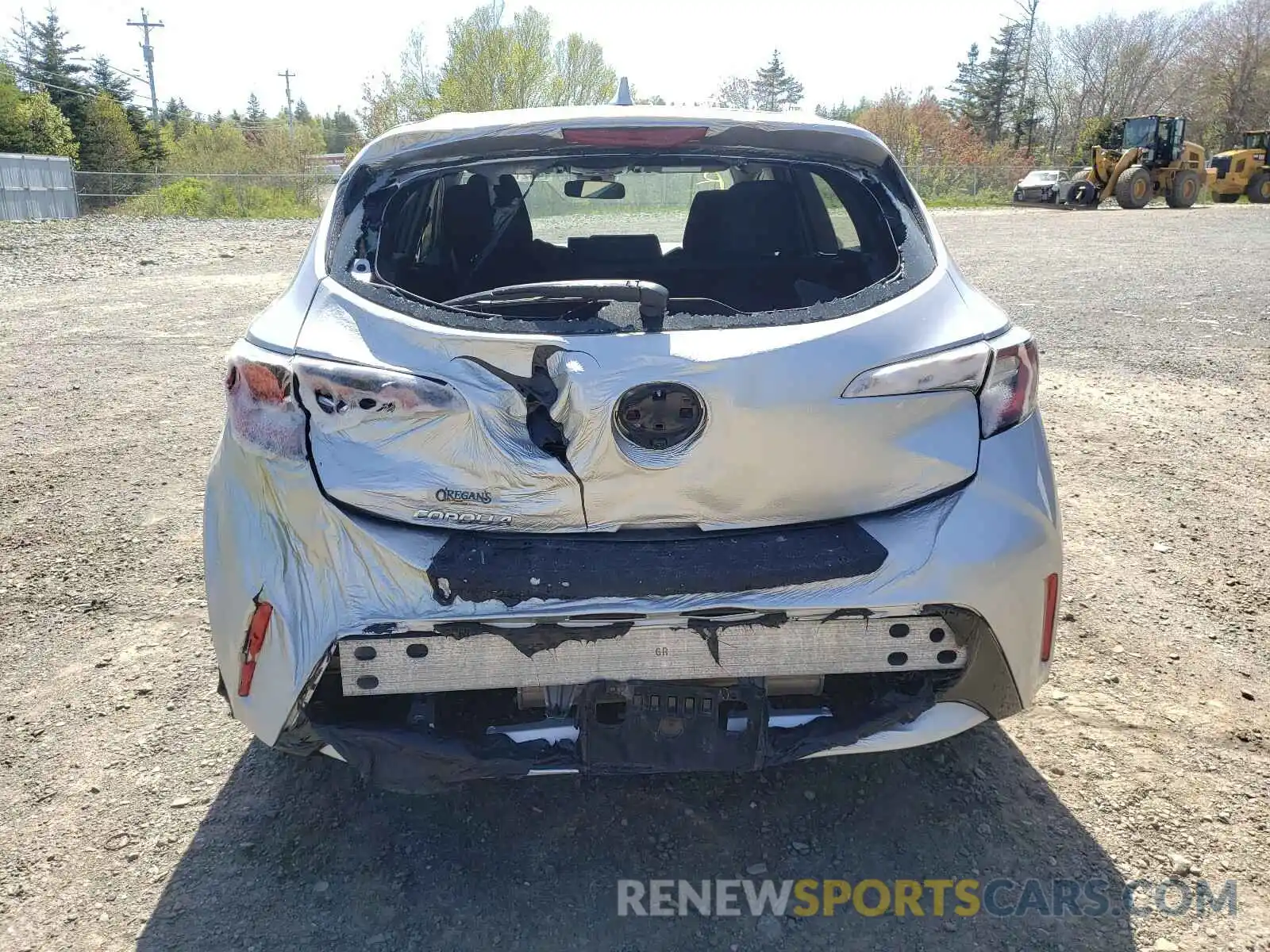 9 Photograph of a damaged car JTNK4RBEXK3062366 TOYOTA COROLLA 2019