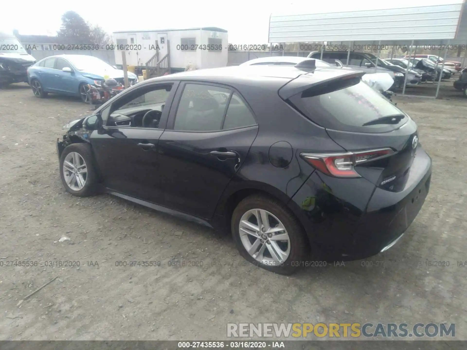 3 Photograph of a damaged car JTNK4RBEXK3063565 TOYOTA COROLLA 2019