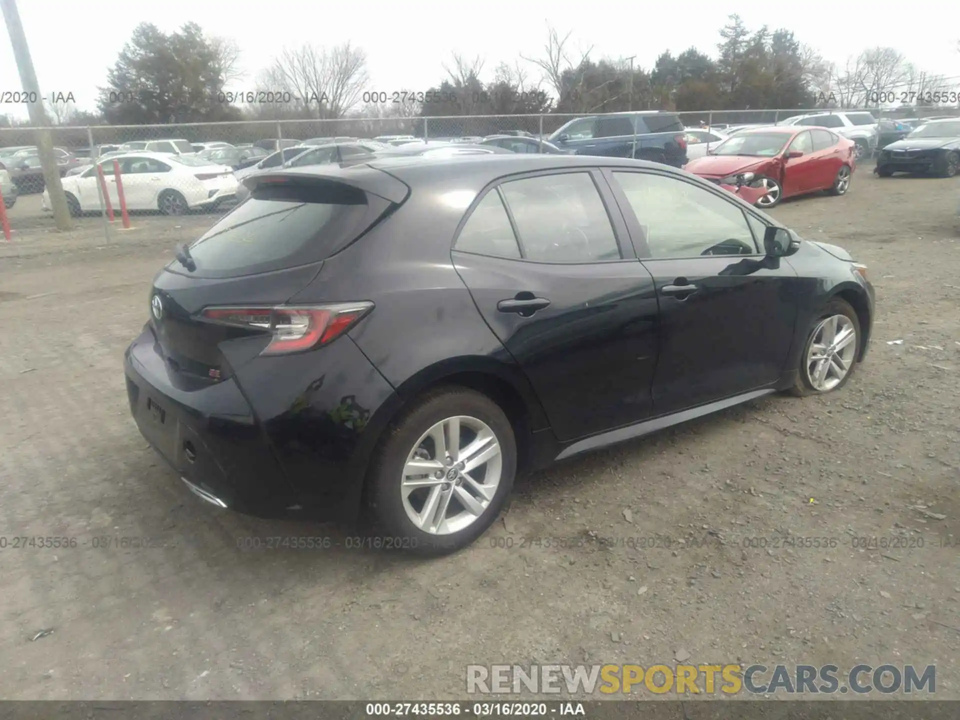 4 Photograph of a damaged car JTNK4RBEXK3063565 TOYOTA COROLLA 2019