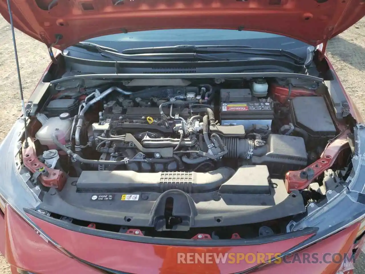 7 Photograph of a damaged car JTNK4RBEXK3063579 TOYOTA COROLLA 2019