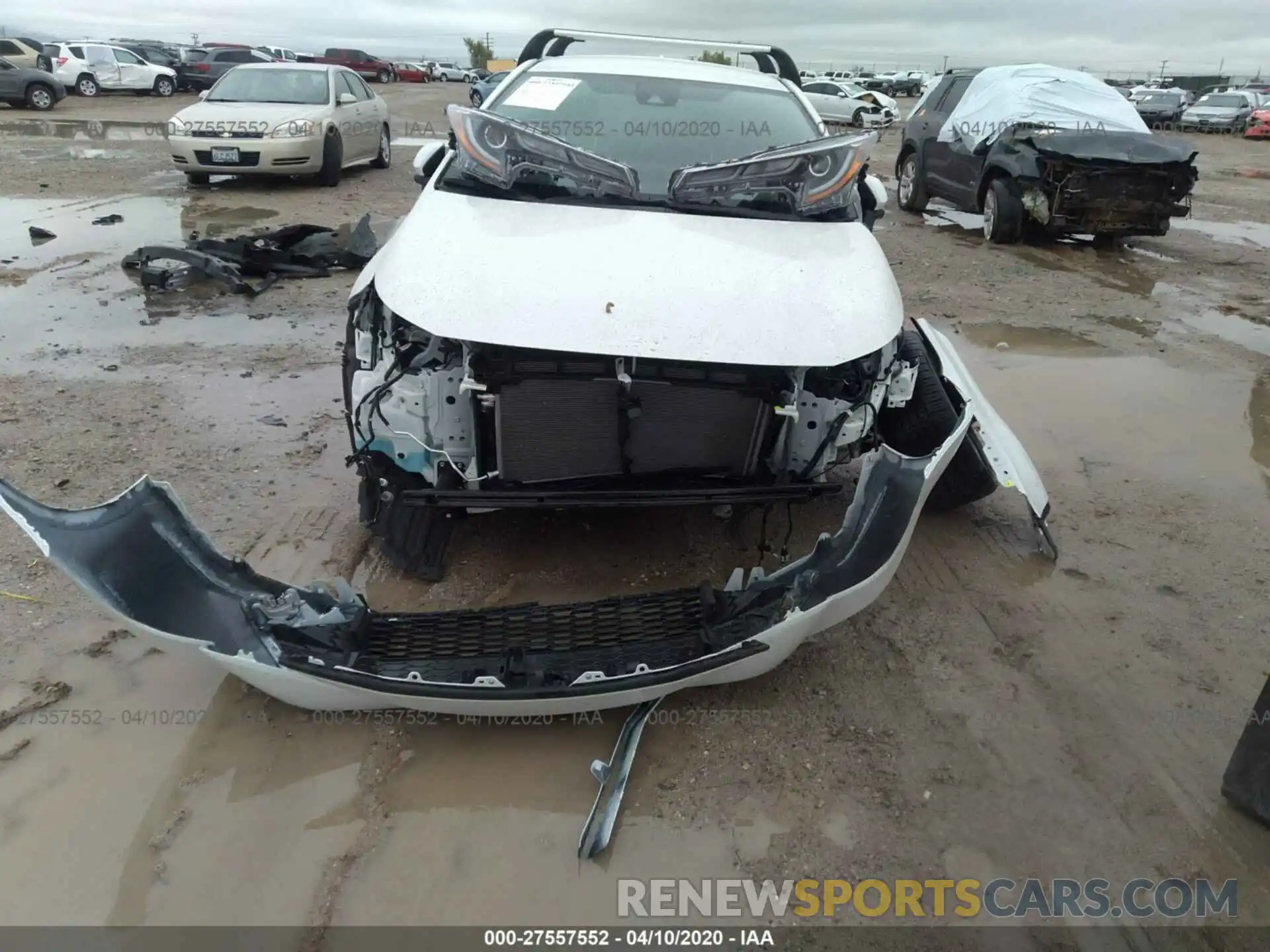 6 Photograph of a damaged car JTNK4RBEXK3064781 TOYOTA COROLLA 2019