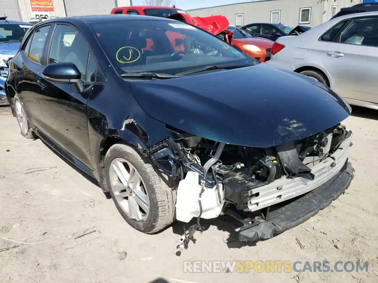 1 Photograph of a damaged car JTNK4RBEXK3065199 TOYOTA COROLLA 2019