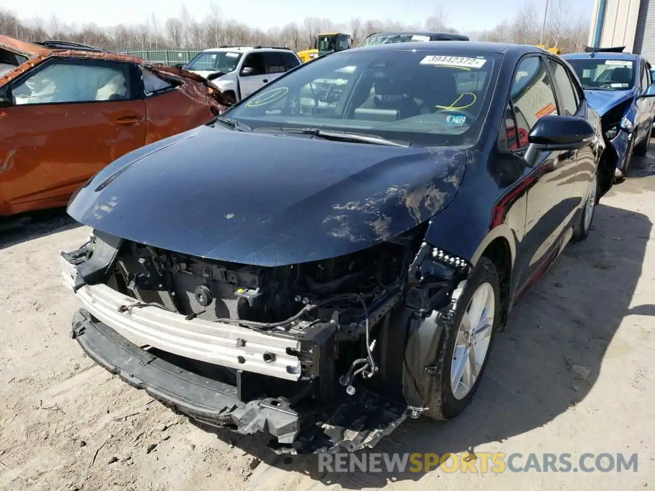 2 Photograph of a damaged car JTNK4RBEXK3065199 TOYOTA COROLLA 2019