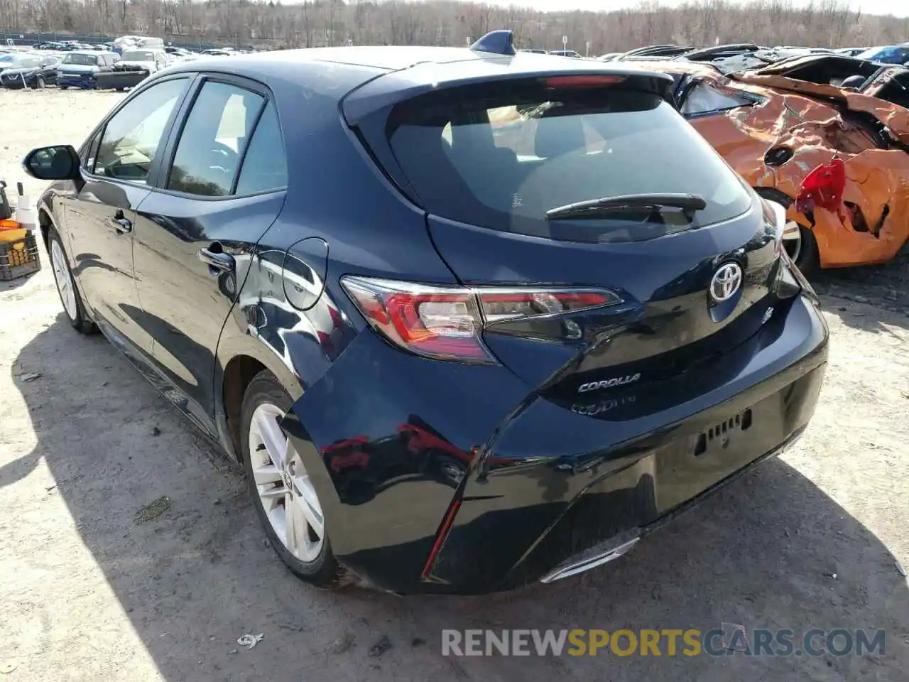 3 Photograph of a damaged car JTNK4RBEXK3065199 TOYOTA COROLLA 2019