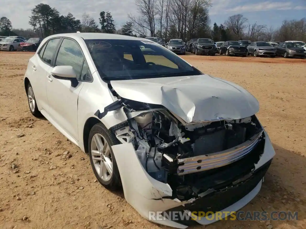 1 Photograph of a damaged car JTNK4RBEXK3069074 TOYOTA COROLLA 2019