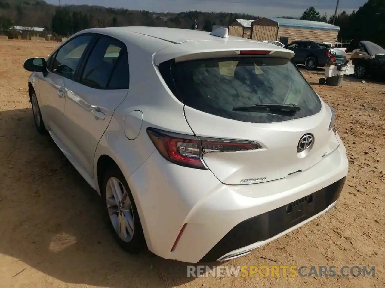 3 Photograph of a damaged car JTNK4RBEXK3069074 TOYOTA COROLLA 2019