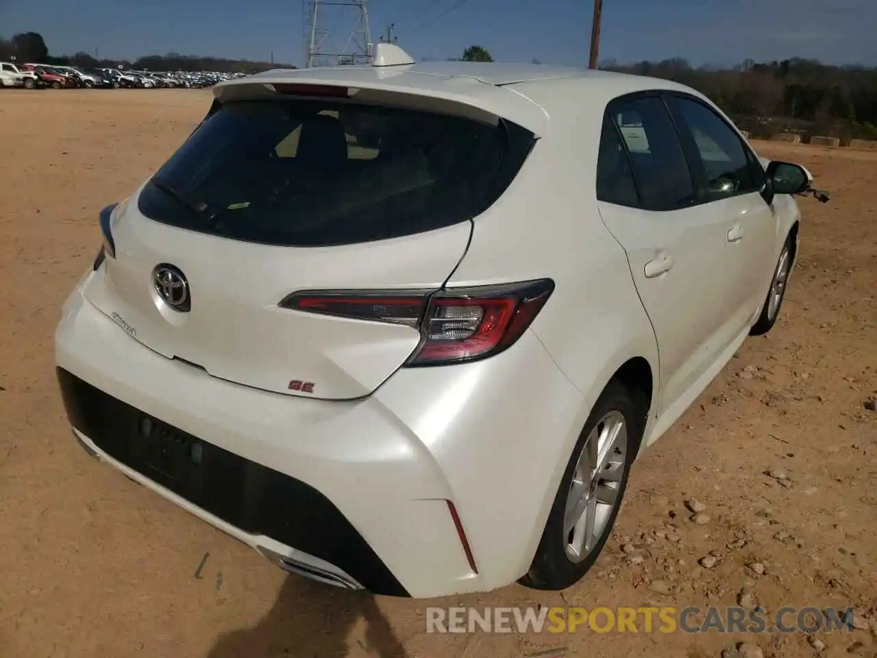 4 Photograph of a damaged car JTNK4RBEXK3069074 TOYOTA COROLLA 2019