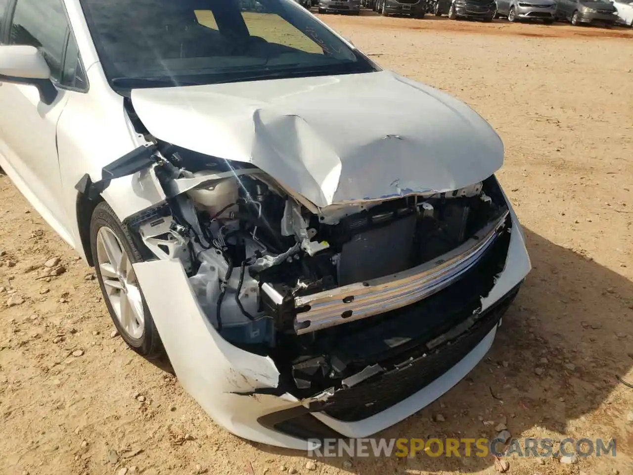 9 Photograph of a damaged car JTNK4RBEXK3069074 TOYOTA COROLLA 2019