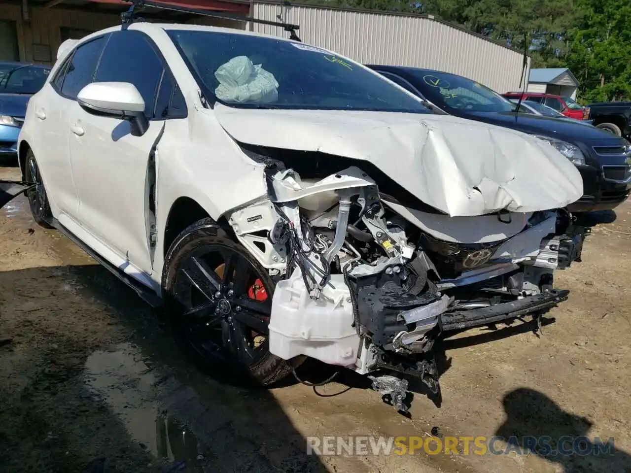 1 Photograph of a damaged car JTNK4RBEXK3069513 TOYOTA COROLLA 2019