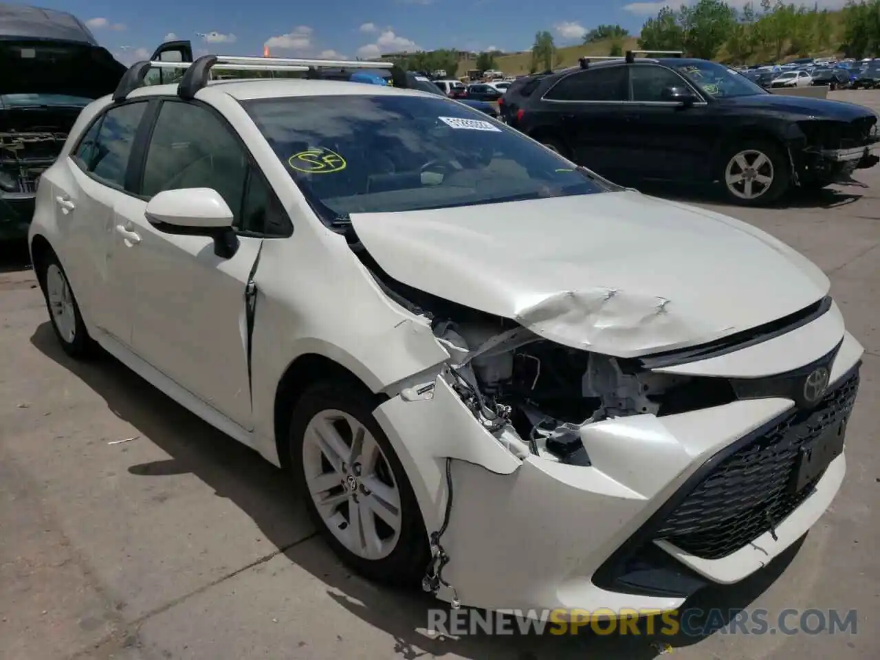 1 Photograph of a damaged car JTNK4RBEXK3070337 TOYOTA COROLLA 2019