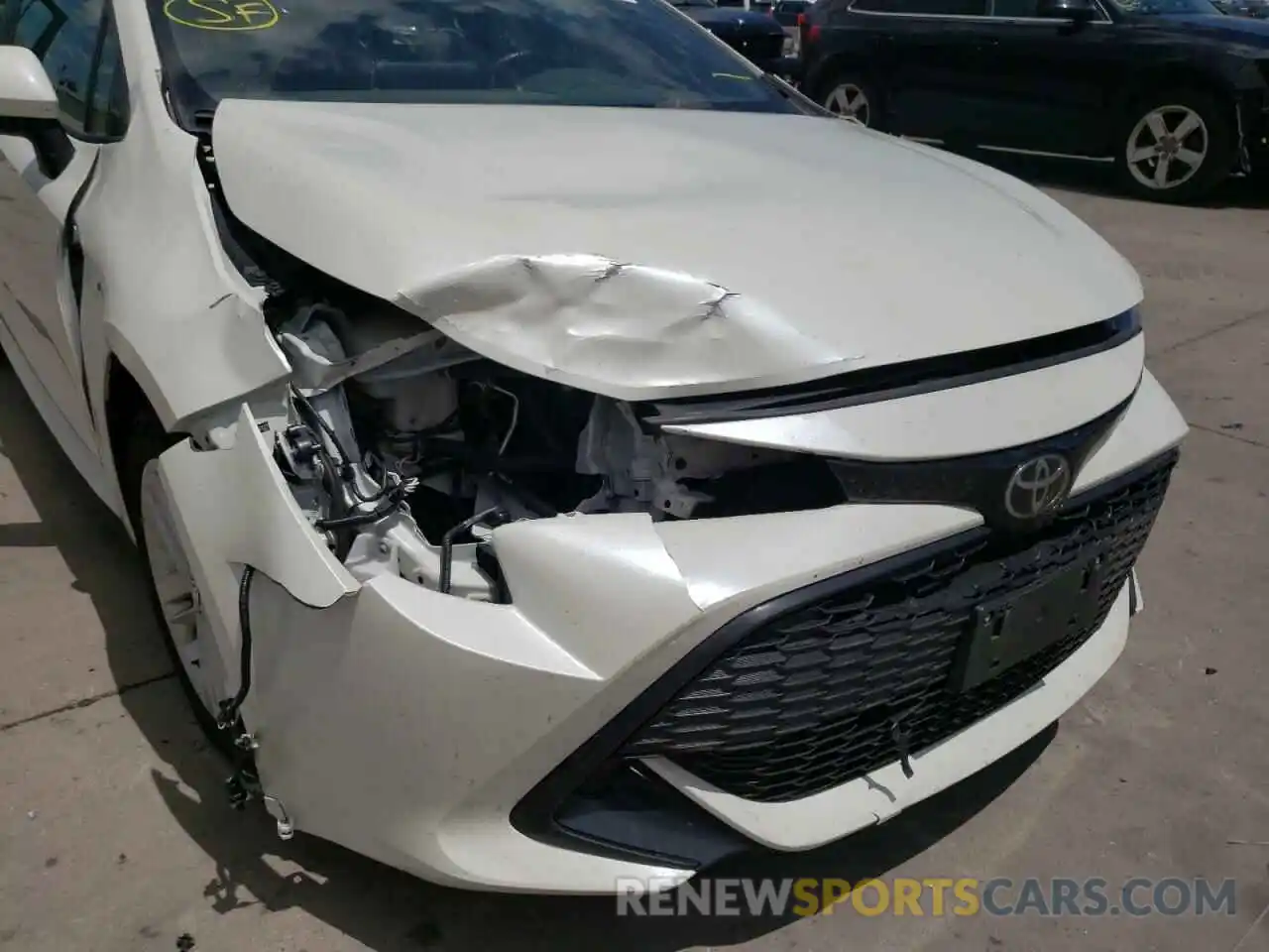 9 Photograph of a damaged car JTNK4RBEXK3070337 TOYOTA COROLLA 2019