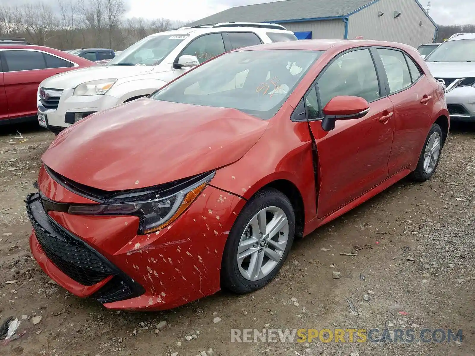 2 Photograph of a damaged car JTNK4RBEXK3073237 TOYOTA COROLLA 2019