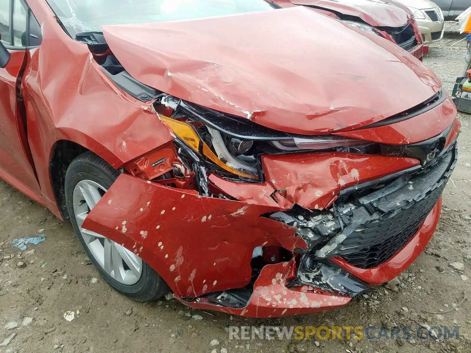 9 Photograph of a damaged car JTNK4RBEXK3073237 TOYOTA COROLLA 2019