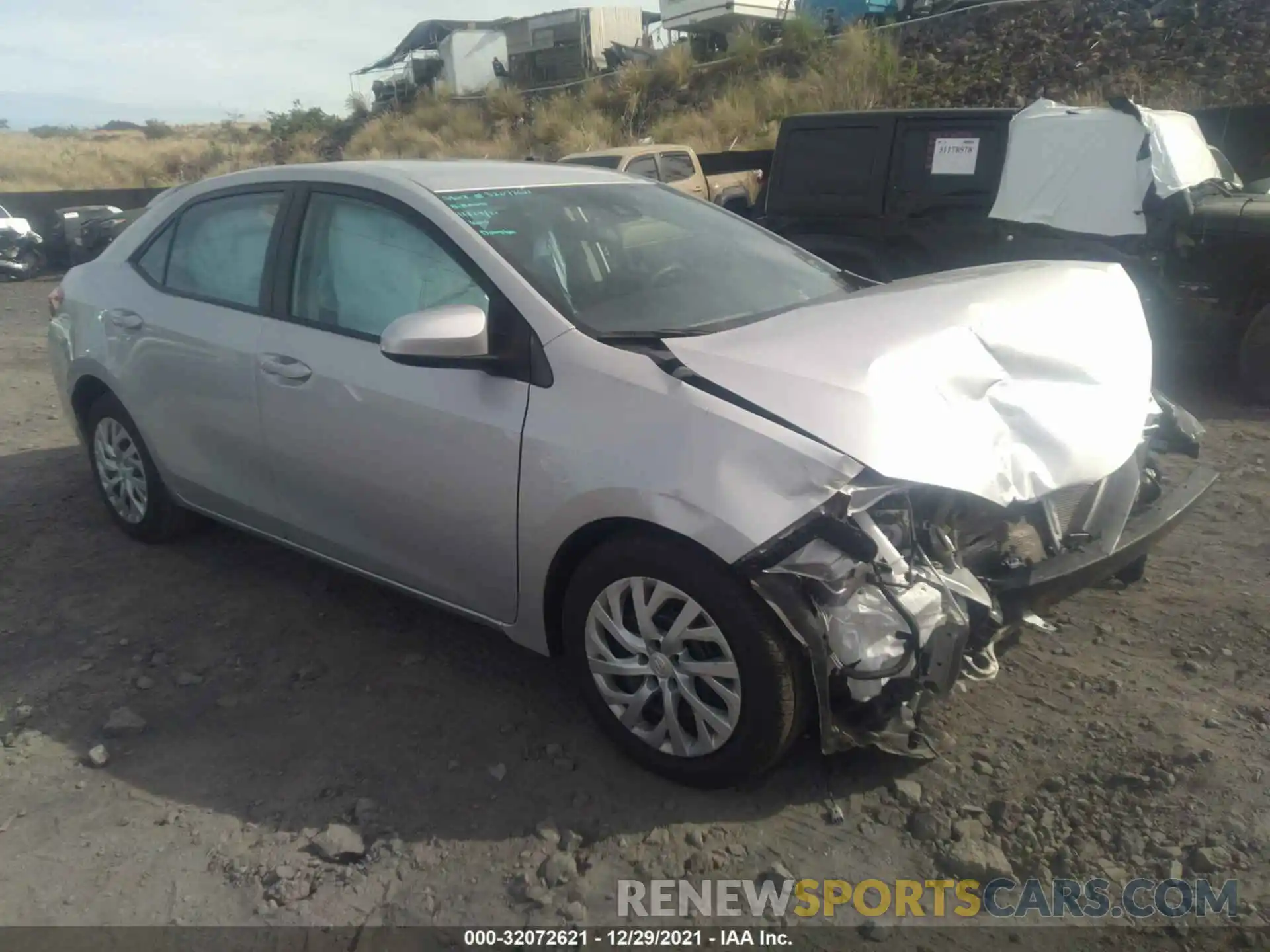 1 Photograph of a damaged car SYFBURHE1KP904417 TOYOTA COROLLA 2019