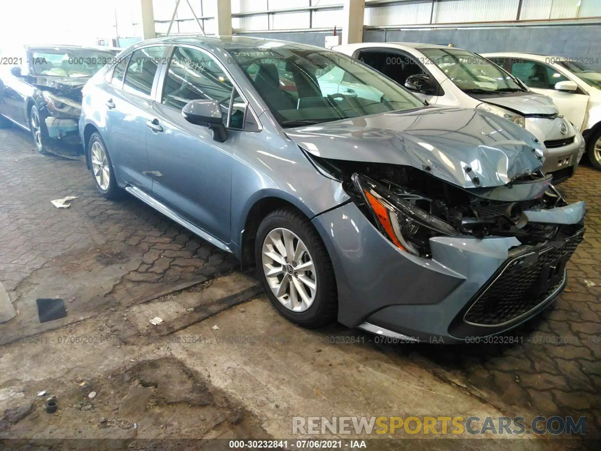 1 Photograph of a damaged car 0000000E6LP007451 TOYOTA COROLLA 2020