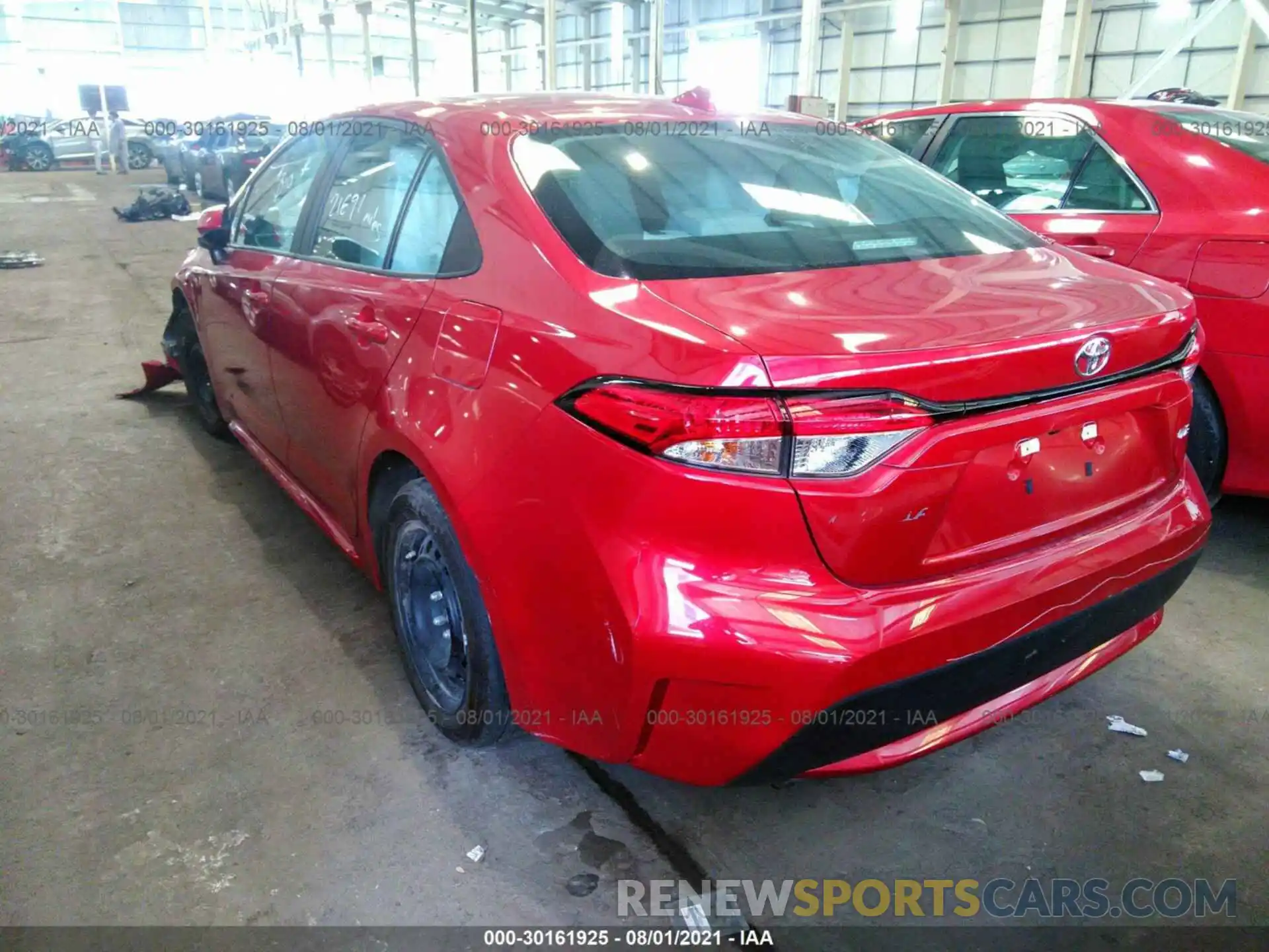 3 Photograph of a damaged car 000EPRAE7LP105452 TOYOTA COROLLA 2020