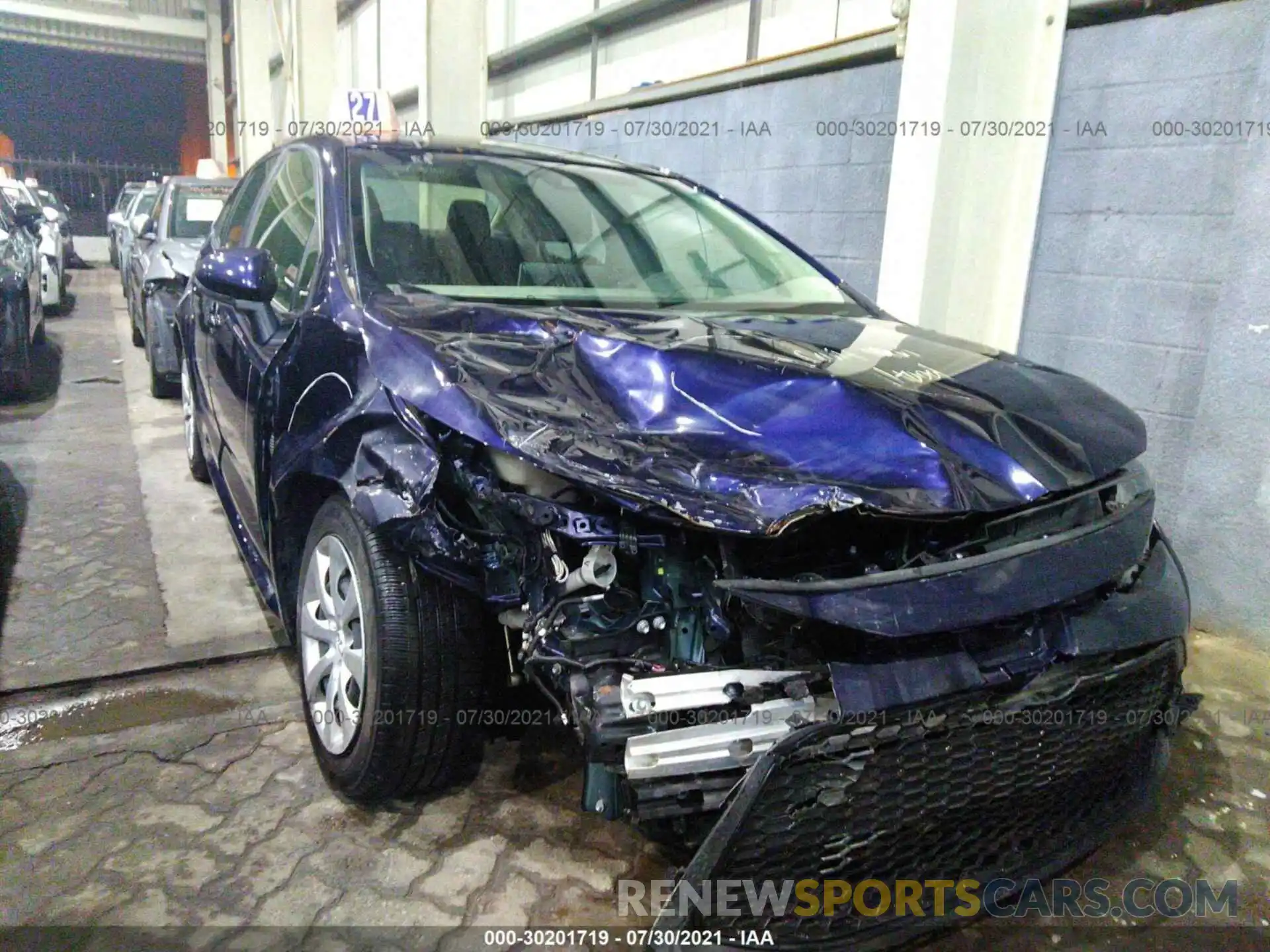 1 Photograph of a damaged car 000EPRAE8LJ081456 TOYOTA COROLLA 2020