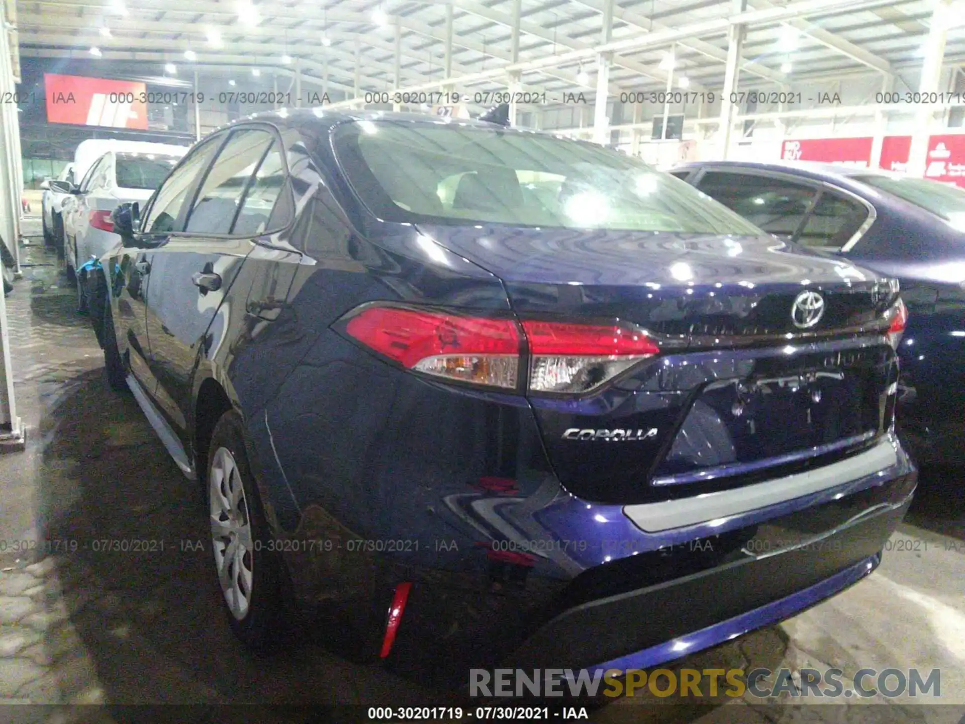 3 Photograph of a damaged car 000EPRAE8LJ081456 TOYOTA COROLLA 2020