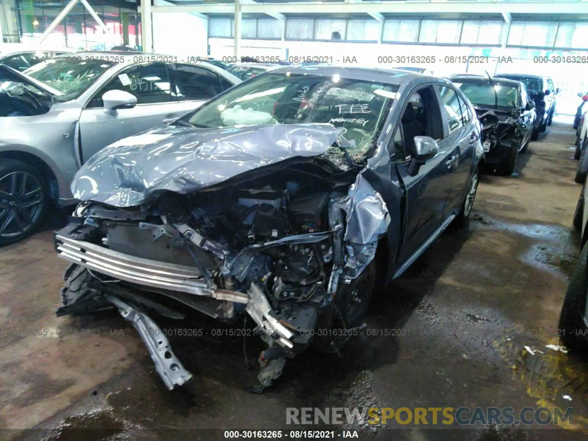 2 Photograph of a damaged car 000HPRAEXLJ068110 TOYOTA COROLLA 2020